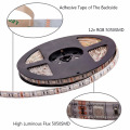 LED Strip Lights SMD 5050 Waterproof 16.4ft 5M 60leds/meter RGB Color Changing Flexible LED Rope Lights with12V 5A Power Supply